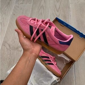 Hot Pink Gazelle Indoor Shoes